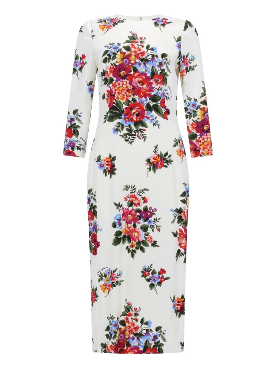 Dolce & Gabbana - MIDI DRESS WITH FLORAL PRINT midi-dress-with-floral-print_c2f10d55-a214-41bb-aa86-0d4fbdbe31b5