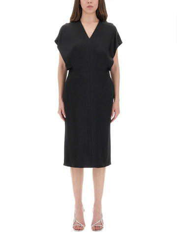 stella mccartney - MIDI DRESS WITH WING SLEEVES midi-dress-with-wing-sleeves_56991a7f-c18f-4bc5-b9af-d388b96c5f4e