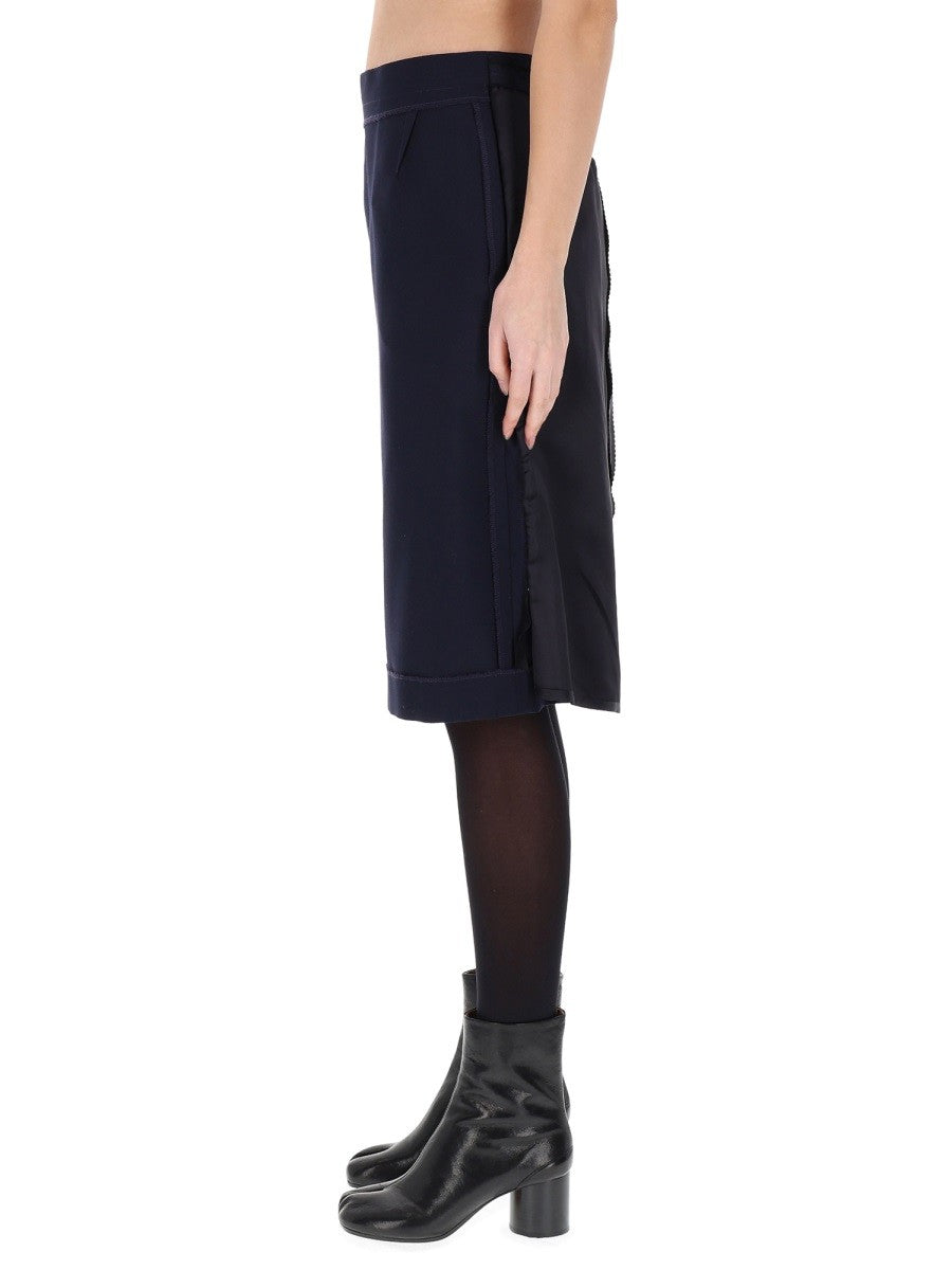 MIDI SKIRT WITH ZIPPER DETAIL