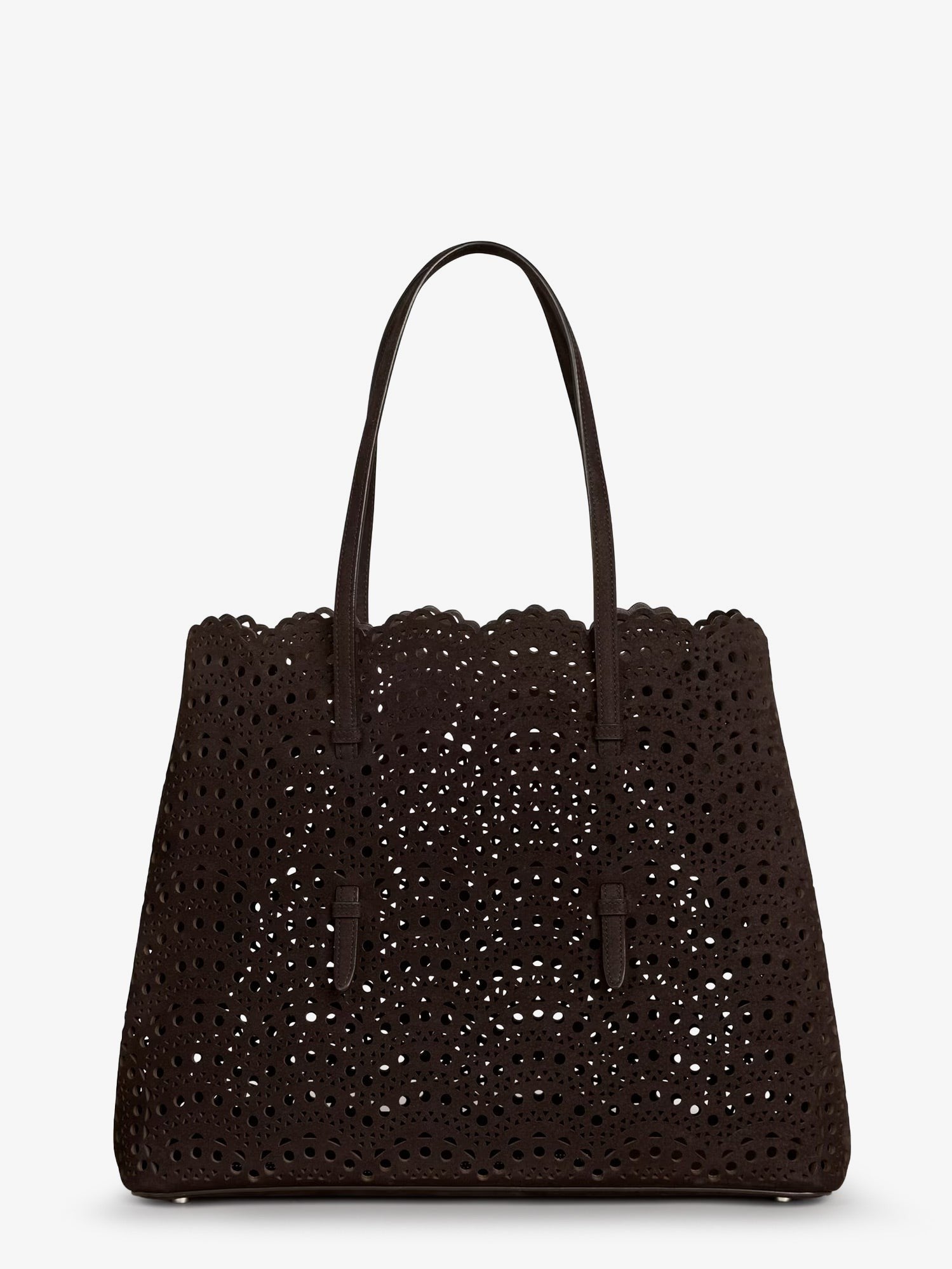 ALAIA - Mina 37 leather with Vienne motif shoulder bag