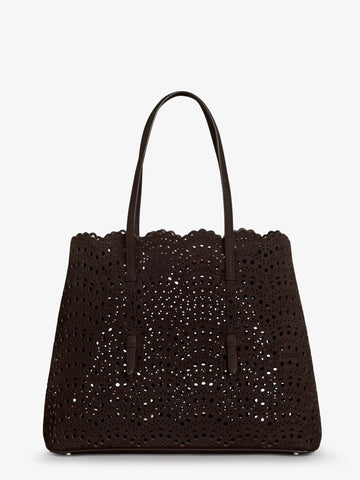 ALAIA - Mina 37 leather with Vienne motif shoulder bag