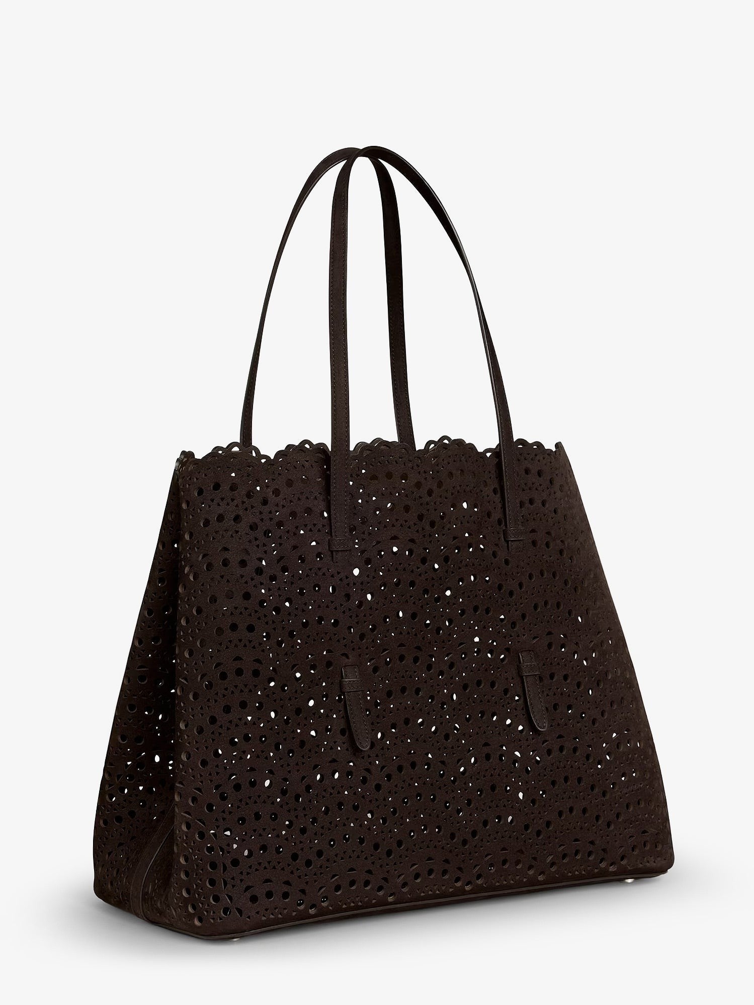 ALAIA - Mina 37 leather with Vienne motif shoulder bag