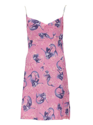 Versace Jeans Couture - SATIN MINI DRESS mini-abito-in-raso_34a279df-7688-44b9-bf0f-b19b4ec38b3f