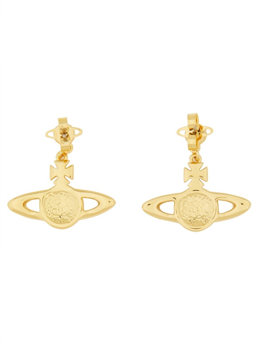 "MINI BAS RELIEF" DROP EARRINGS