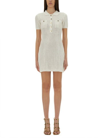 MINI CROCHET DRESS WITH SEQUINS