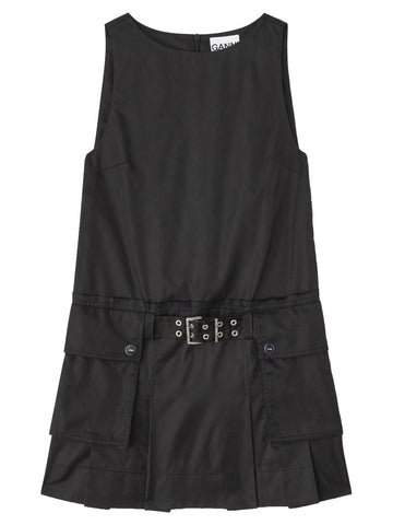 GANNI - MINI DRESS WITH BELT mini-dress-with-belt