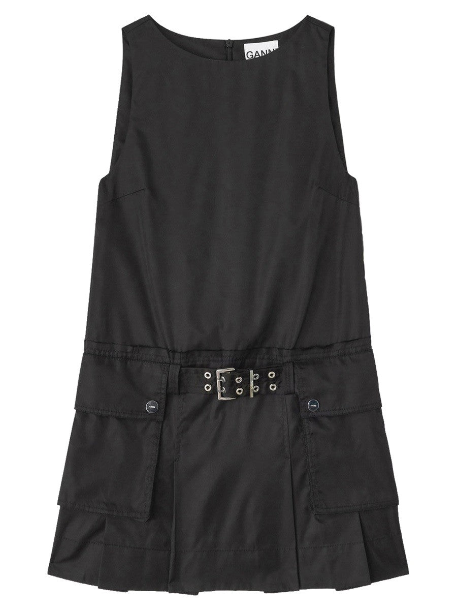 GANNI - MINI DRESS WITH BELT mini-dress-with-belt