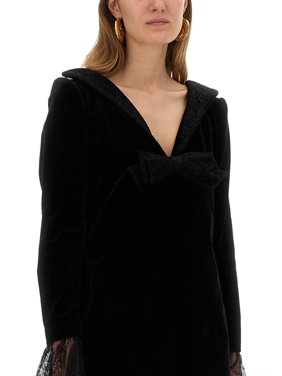NINA RICCI - MINI DRESS WITH BOW