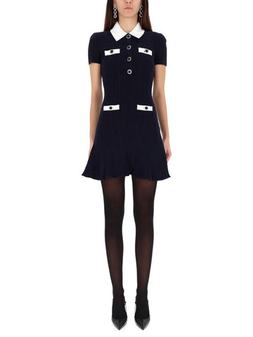 MINI DRESS WITH CONTRASTING COLLAR mini-dress-with-contrasting-collar_2a6527b9-a657-4a12-ab07-0fab795d3837