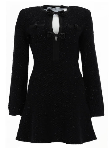 SELF-PORTRAIT - MINI DRESS WITH CUT-OUT mini-dress-with-cut-out_46085282-d1bf-4078-8718-6a168f131a4e
