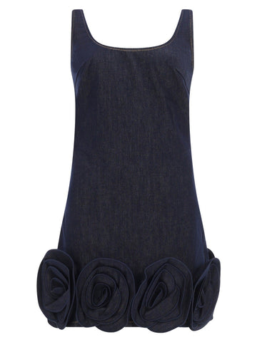 SELF-PORTRAIT - MINI DRESS WITH FLORAL DETAILS mini-dress-with-floral-details