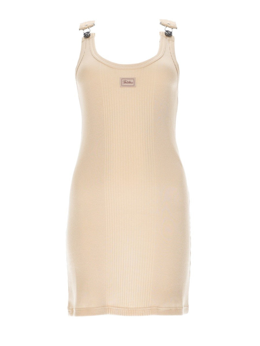 JEAN PAUL GAULTIER - MINI DRESS WITH LOGO PATCH mini-dress-with-logo-patch_7c8c0e25-71f2-47dd-8750-a355b9f341eb