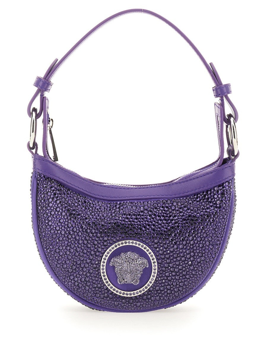MINI HOBO BAG WITH CRYSTALS