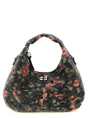 GANNI - 'Mini Hobo Flowers' handbag MULTICOLOR U