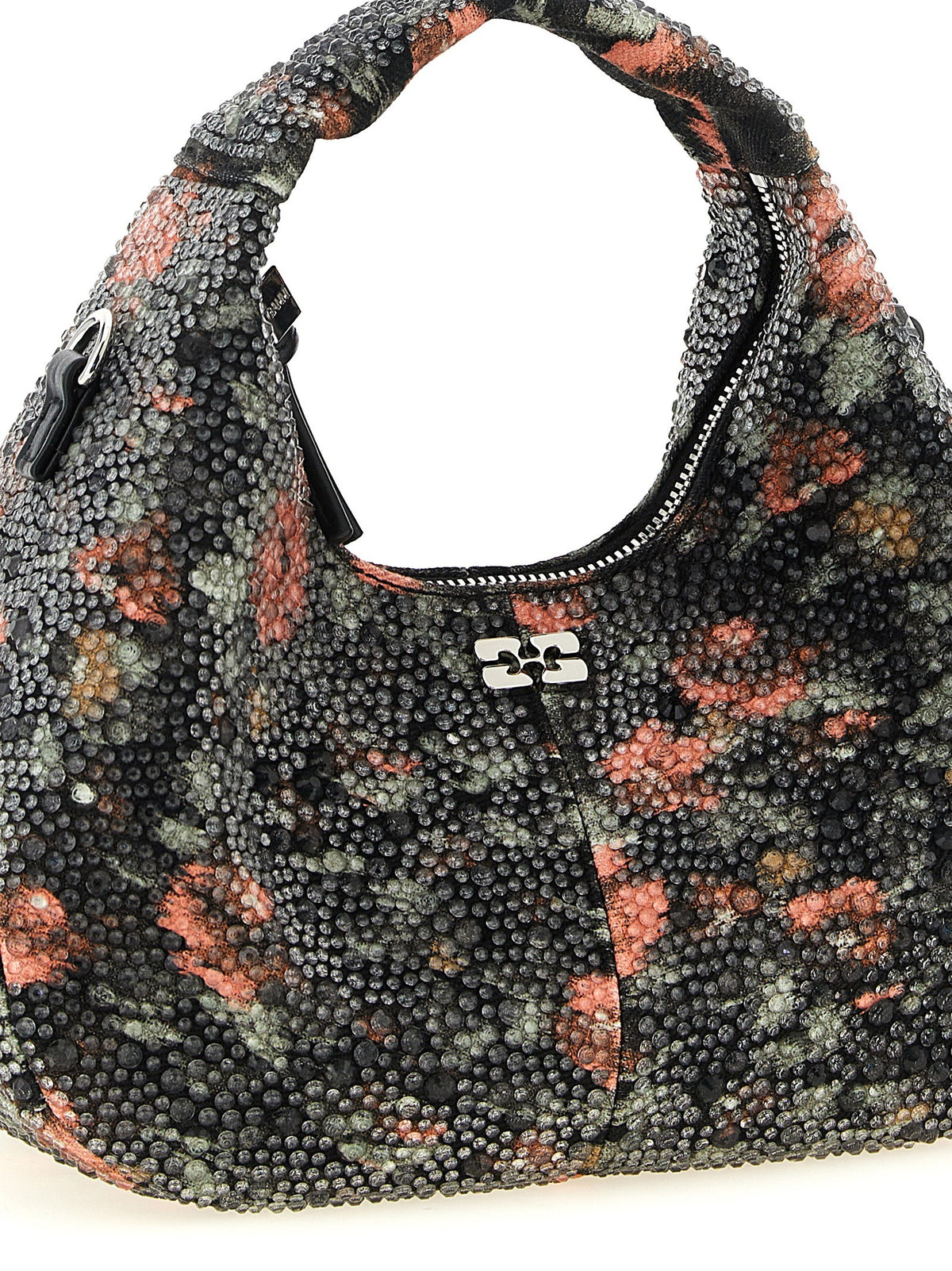 GANNI - 'Mini Hobo Flowers' handbag