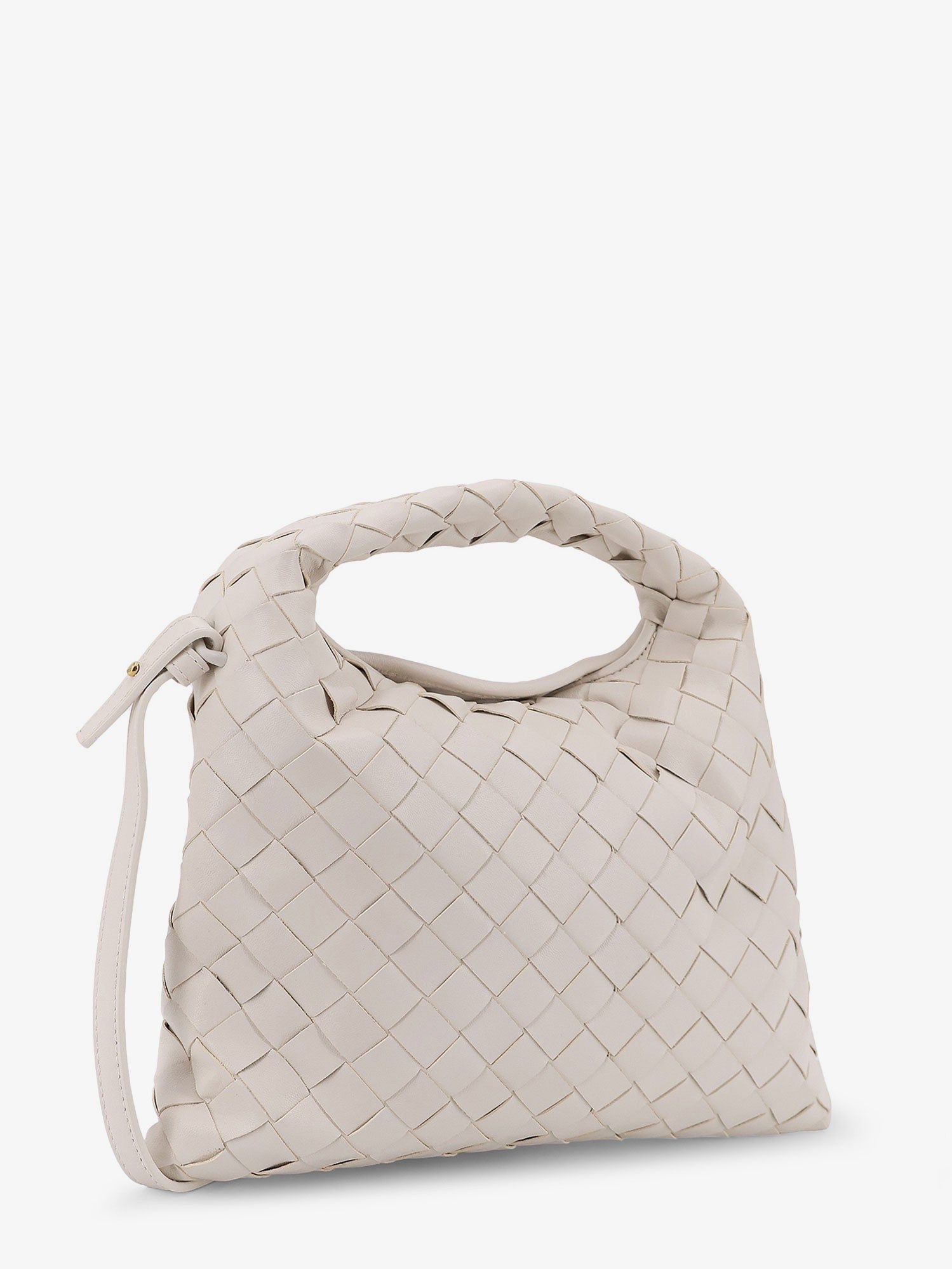 Bottega Veneta Bottega Veneta - Mini Hop leather crossbody bag with Intrecciato pattern