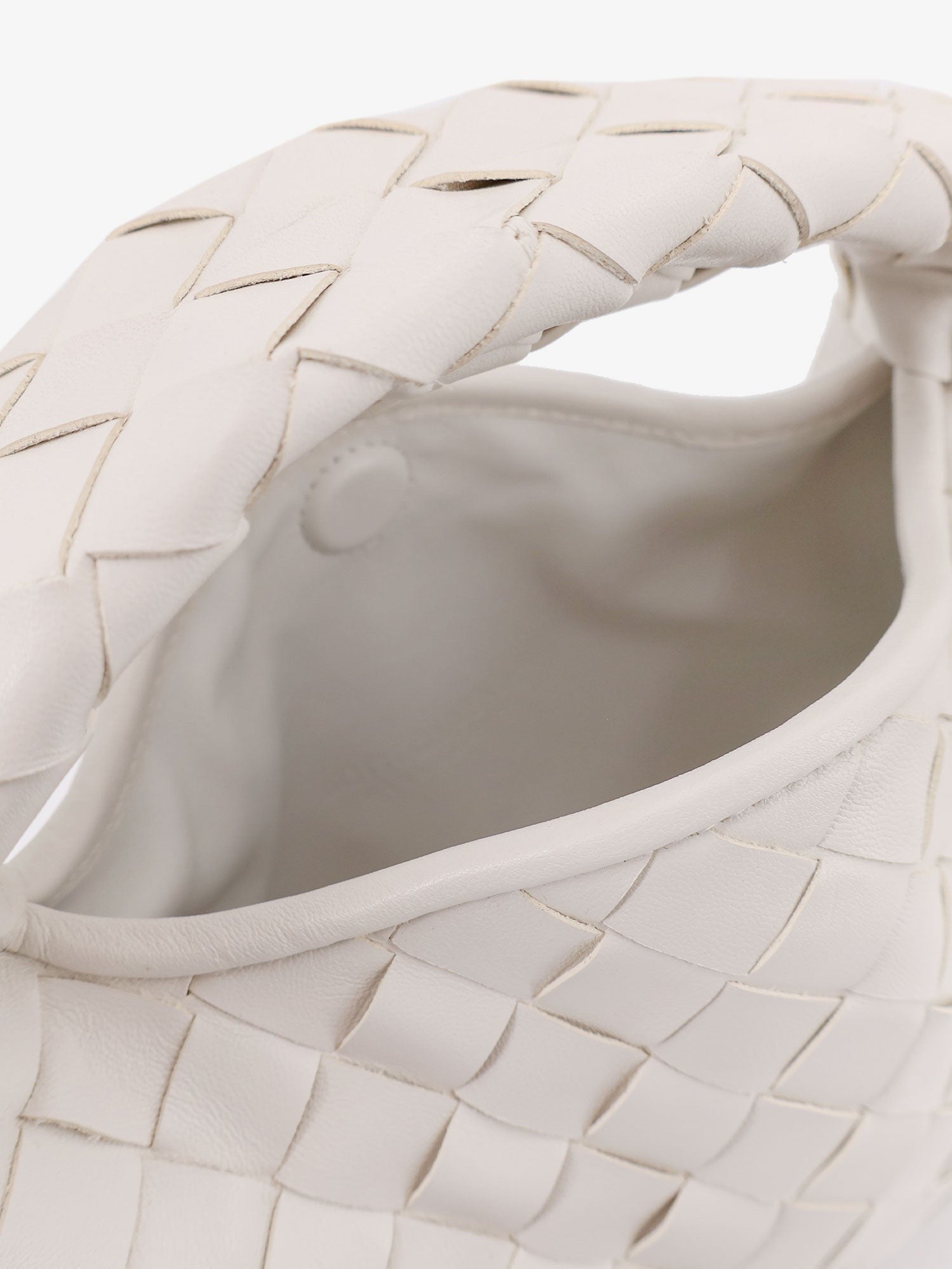 Bottega Veneta Bottega Veneta - Mini Hop leather crossbody bag with Intrecciato pattern