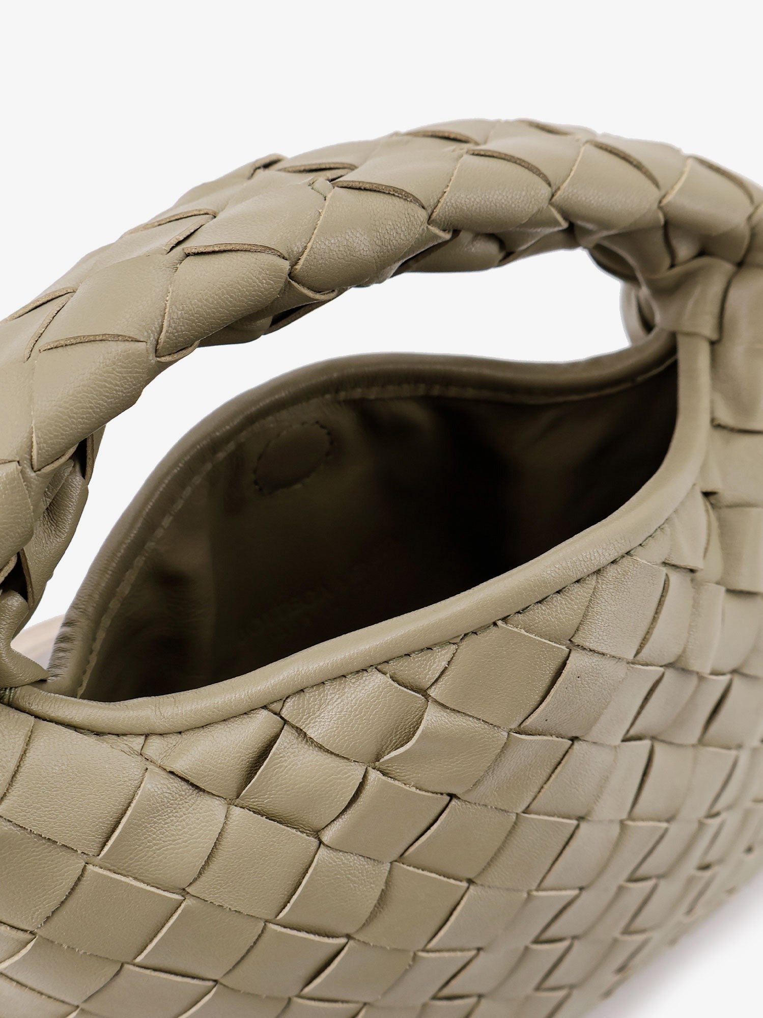 Bottega Veneta Bottega Veneta - Mini Hop leather crossbody bag with Intrecciato pattern