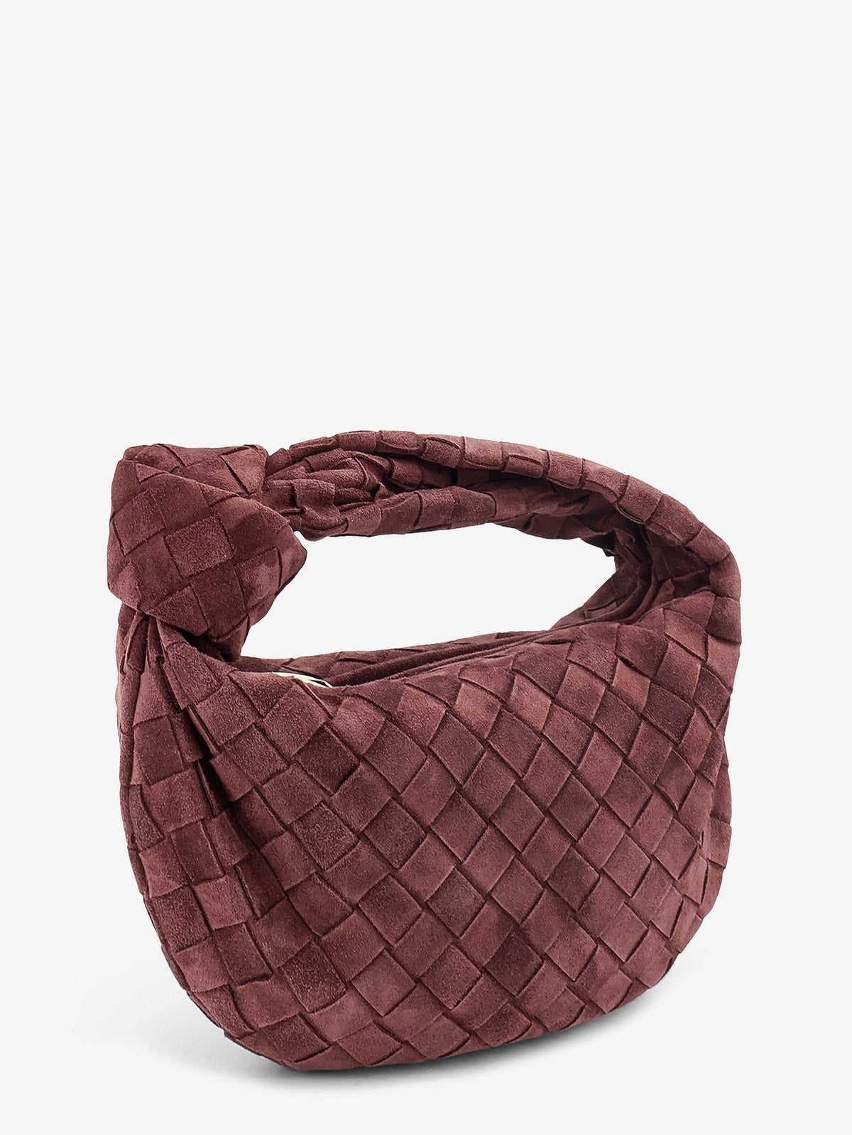 Bottega Veneta - Mini Jodie Intrecciato suede handbag