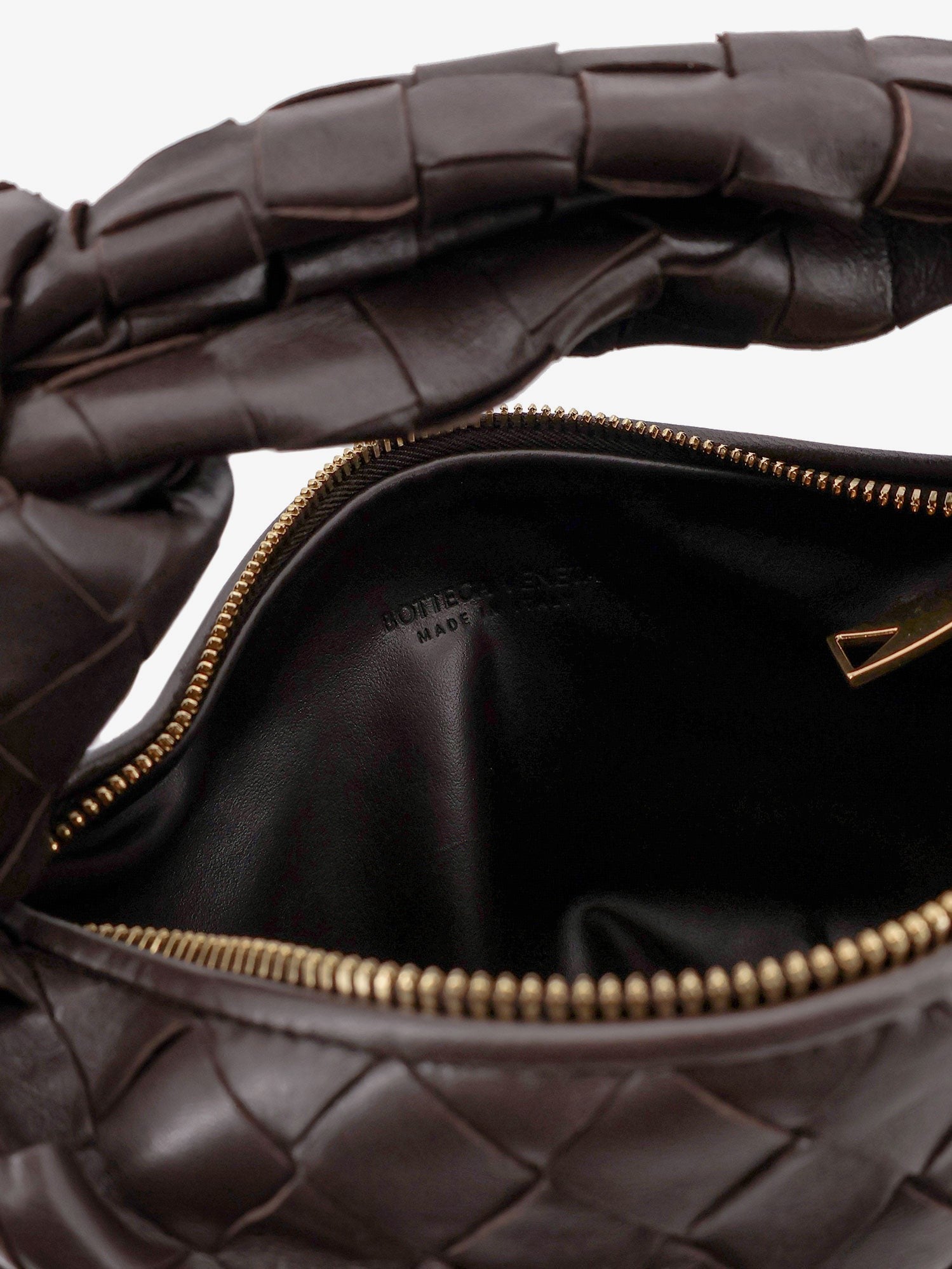 Bottega Veneta - Mini Jodie leather handbag with Intrecciato motif