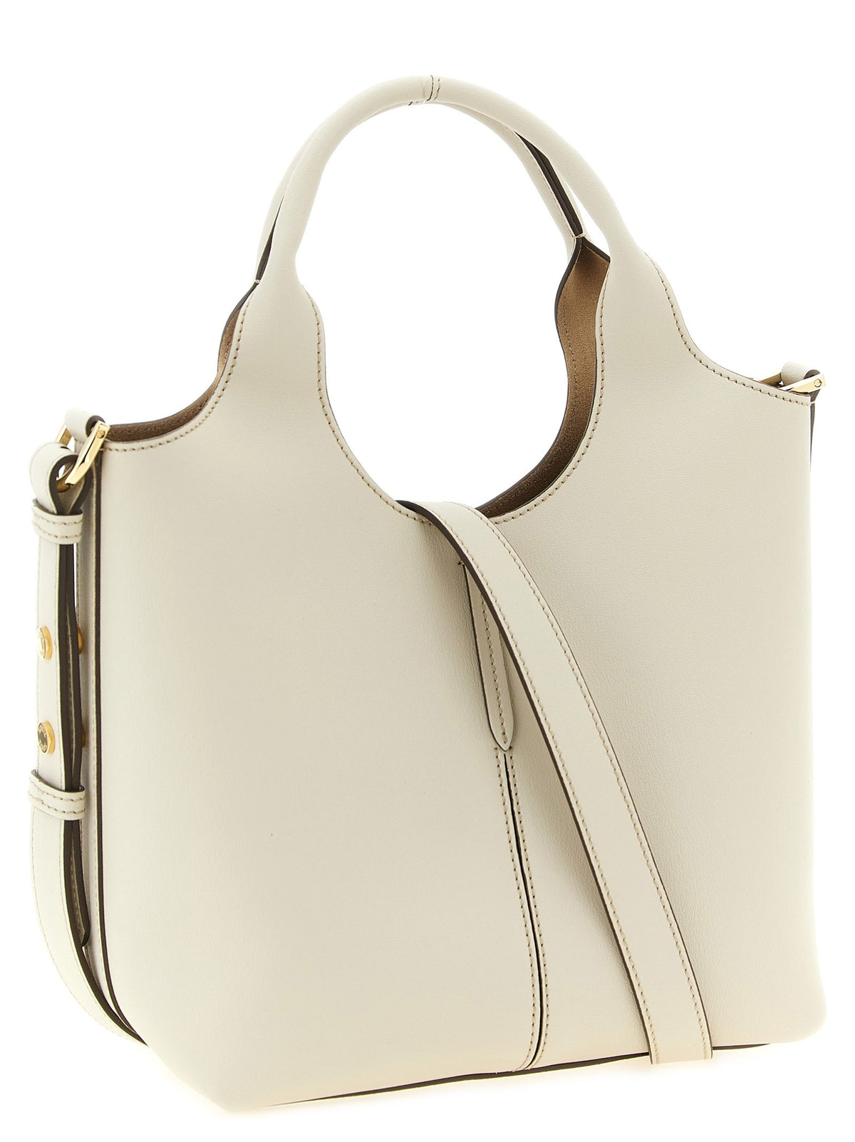 TOD'S - Mini metal plate shopping bag