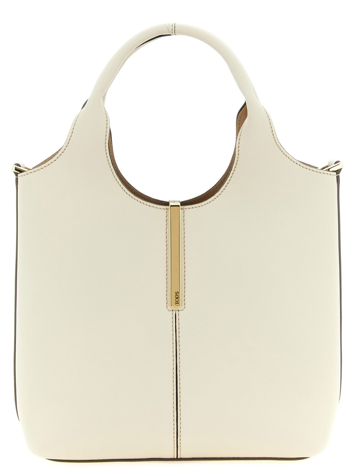 TOD'S - Mini metal plate shopping bag
