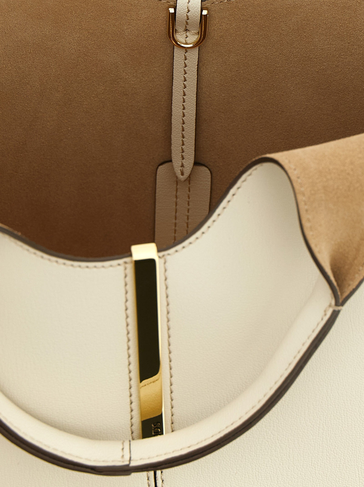 TOD'S - Mini metal plate shopping bag