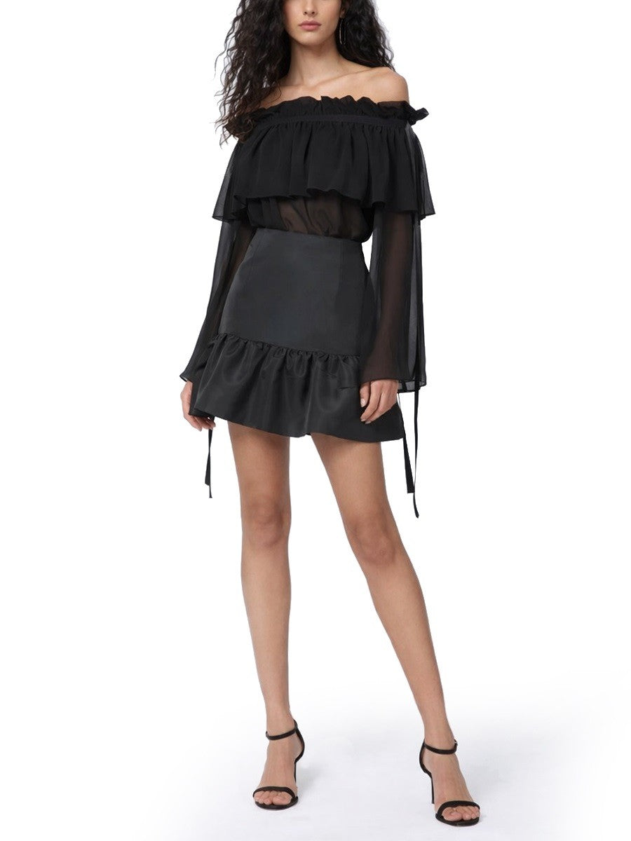 NINA RICCI - MINI "PEPLUM" SKIRT mini-peplum-skirt