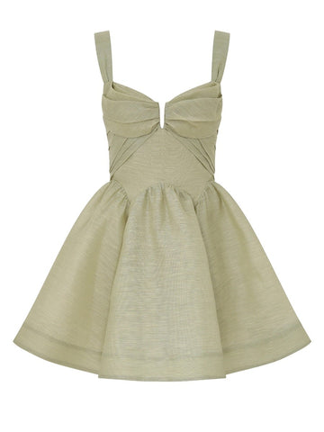 ZIMMERMANN - MINI "REBELLION DRAPE" DRESS