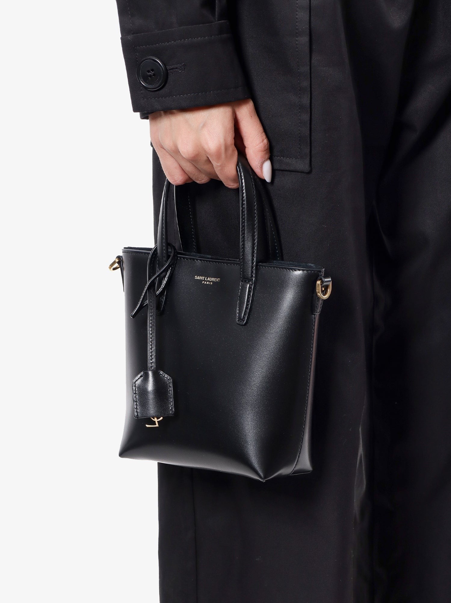 Saint Laurent - Mini Toy leather crossbody bag
