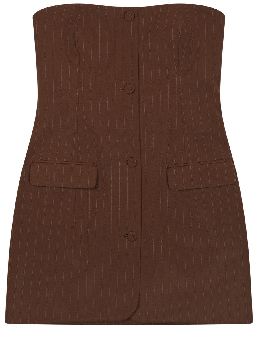 JEAN PAUL GAULTIER JEAN PAUL GAULTIER - MINIABITO SARTORIALE A RIGHE