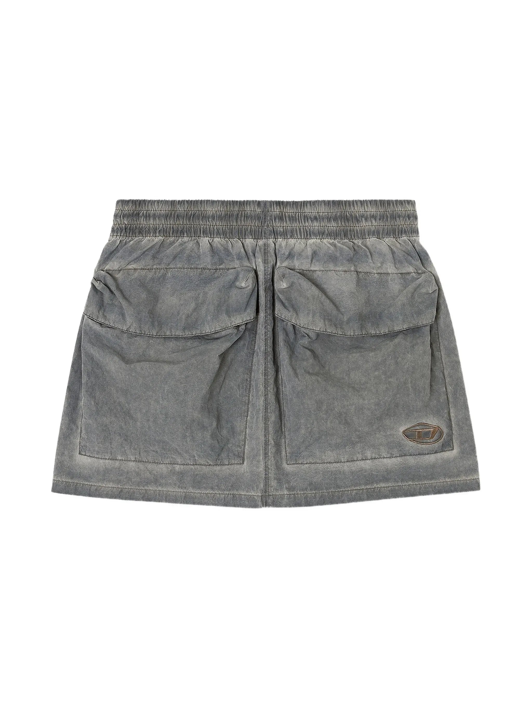 Diesel Diesel - MINIGONNA IN NYLON CON MAXI TASCHE