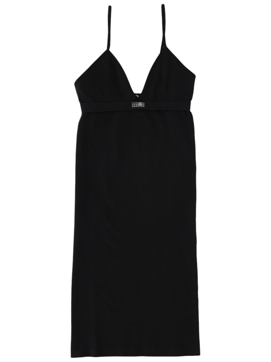 MM6 MAISON MARGIELA - Seamless Slip Dress - Black mm6-maison-margiela-seamless-slip-dress-black-front-jpg_197a7f37-2d3e-4d7d-b097-01d4a8922b9b