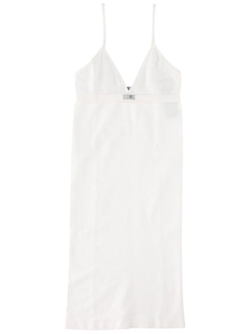 MM6 MAISON MARGIELA - Seamless Slip Dress - White mm6-maison-margiela-seamless-slip-dress-white-front-jpg