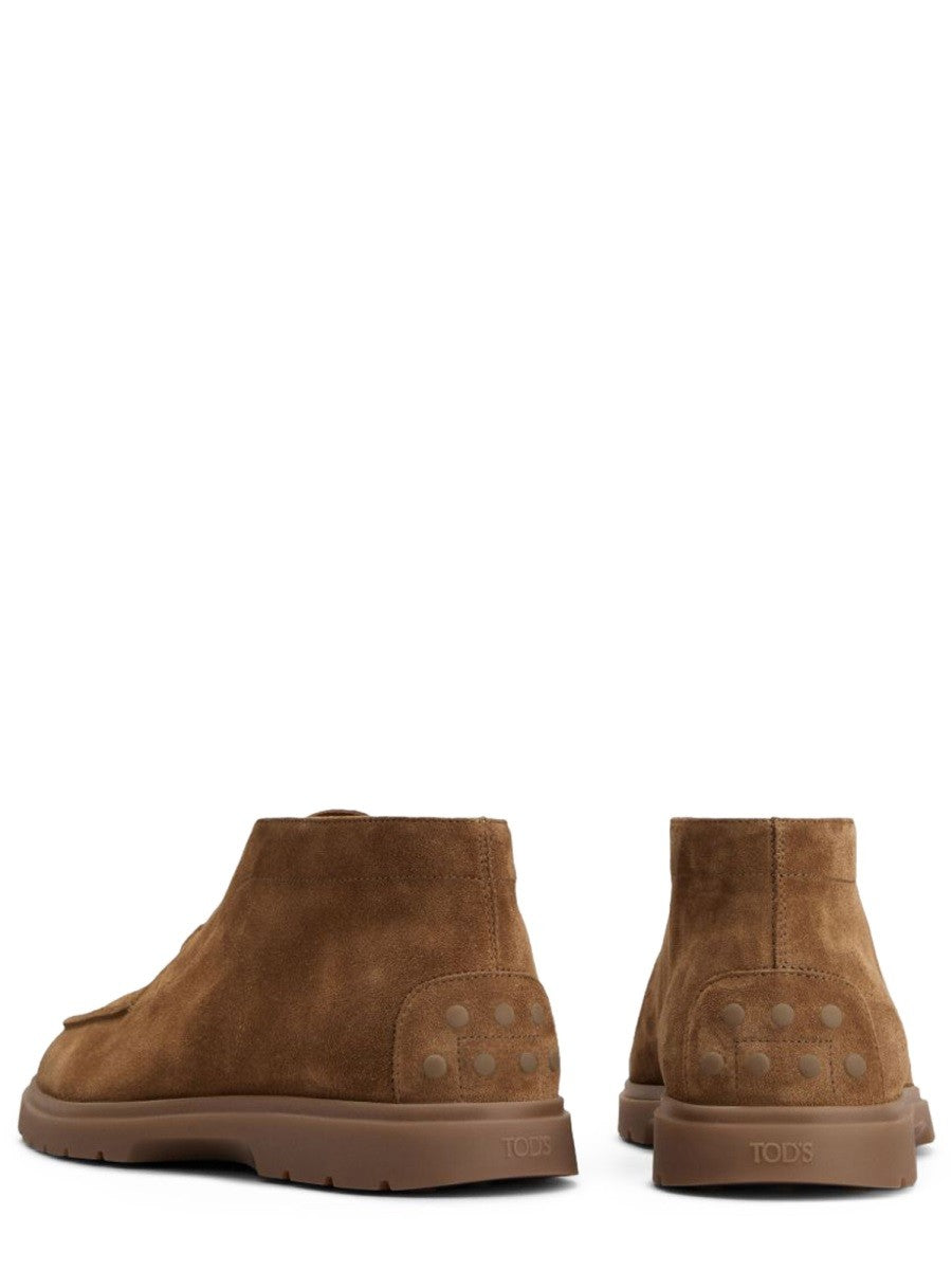 TOD'S - POLACCHINO IN PELLE SCAMOSCIATA mocassino-in-pelle-scamosciata