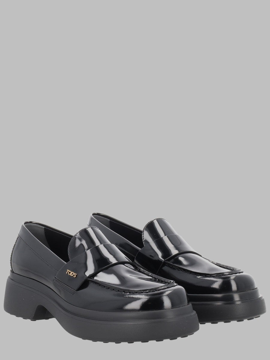 TOD'S - MOCASSINO IN PELLE SPAZZOLATA
