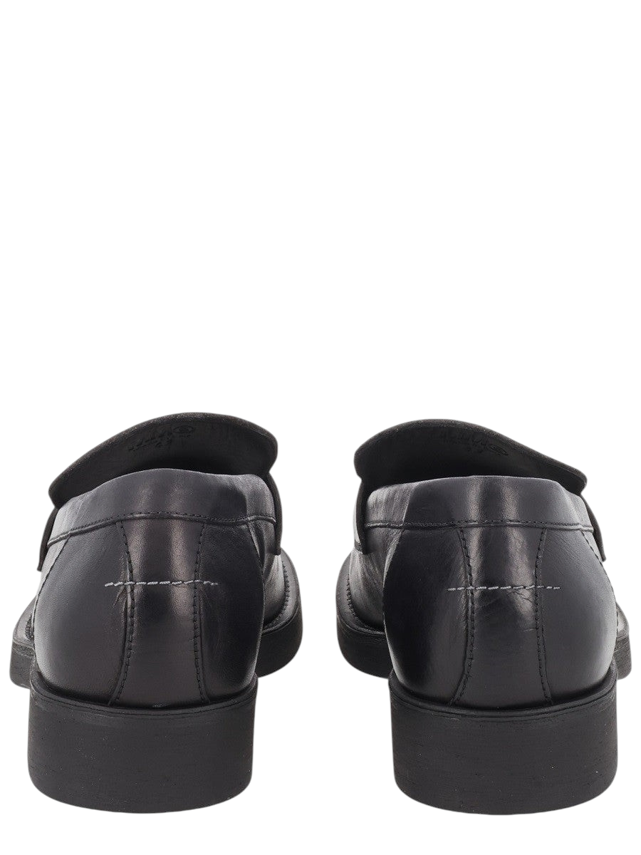 MM6 MAISON MARGIELA - City Biker Leather Loafers
