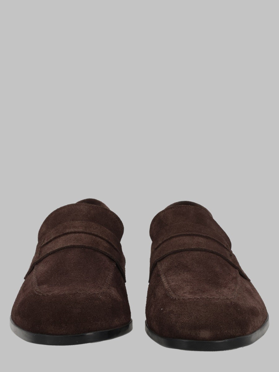 TOM FORD - MOCASSINO "SEAN PENNY" IN PELLE SCAMOSCIATA