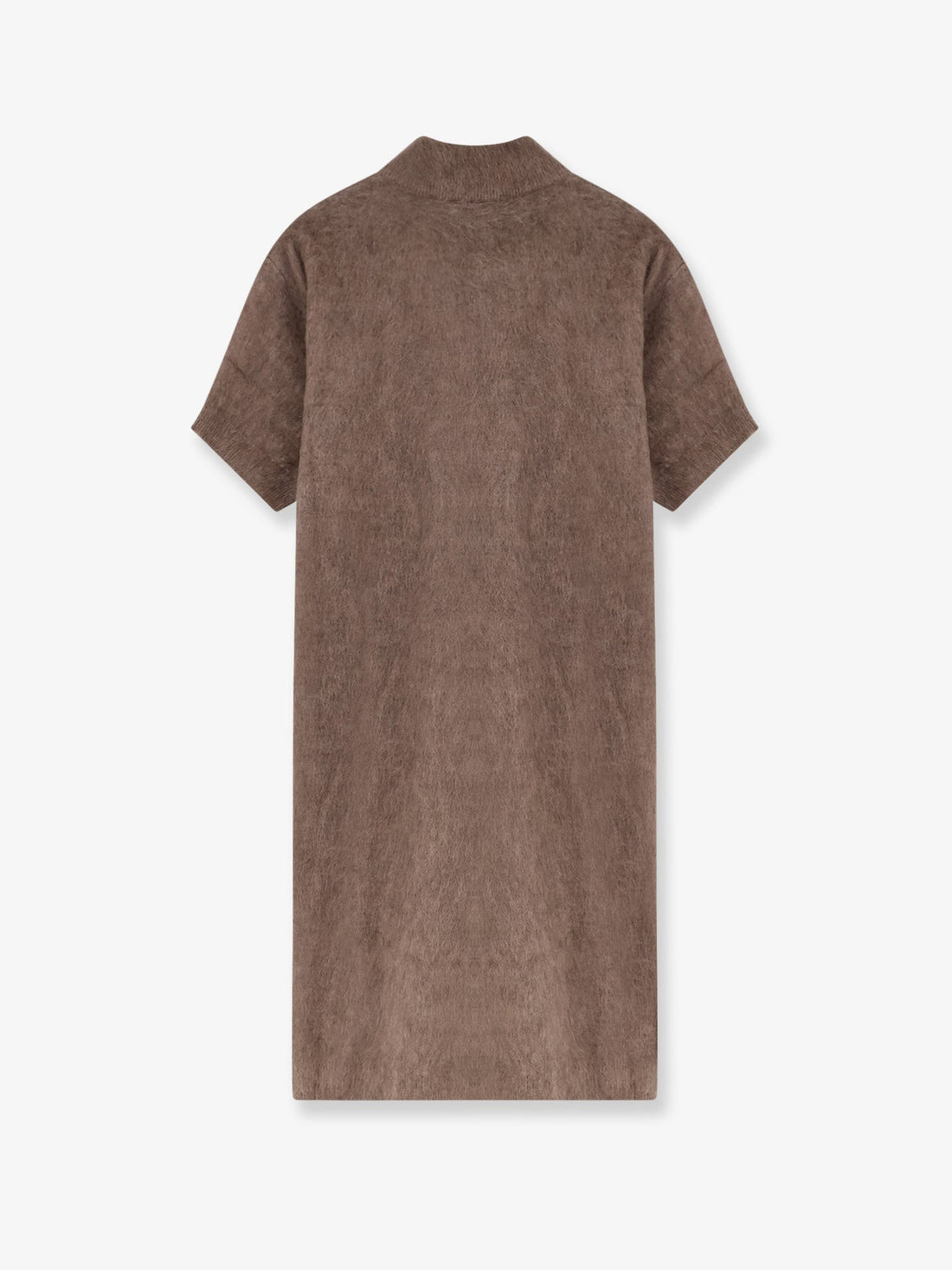 Mohair and virgin wool dress with sequins