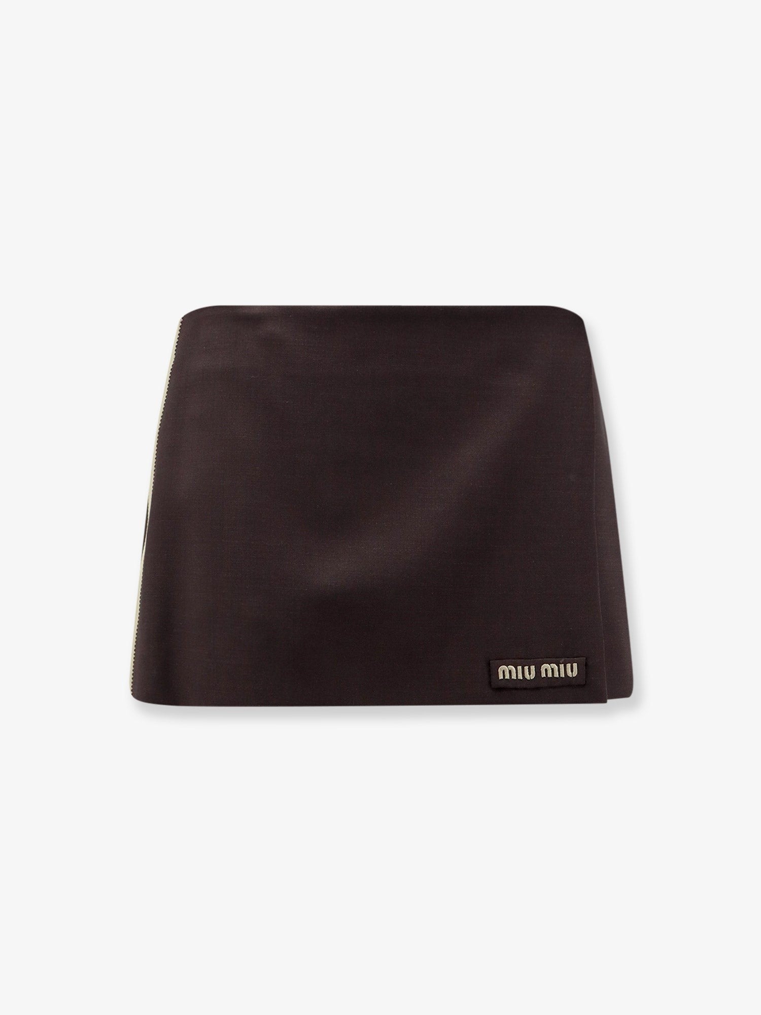 Miu Miu Miu Miu - Mohair and virgin wool mini skirt