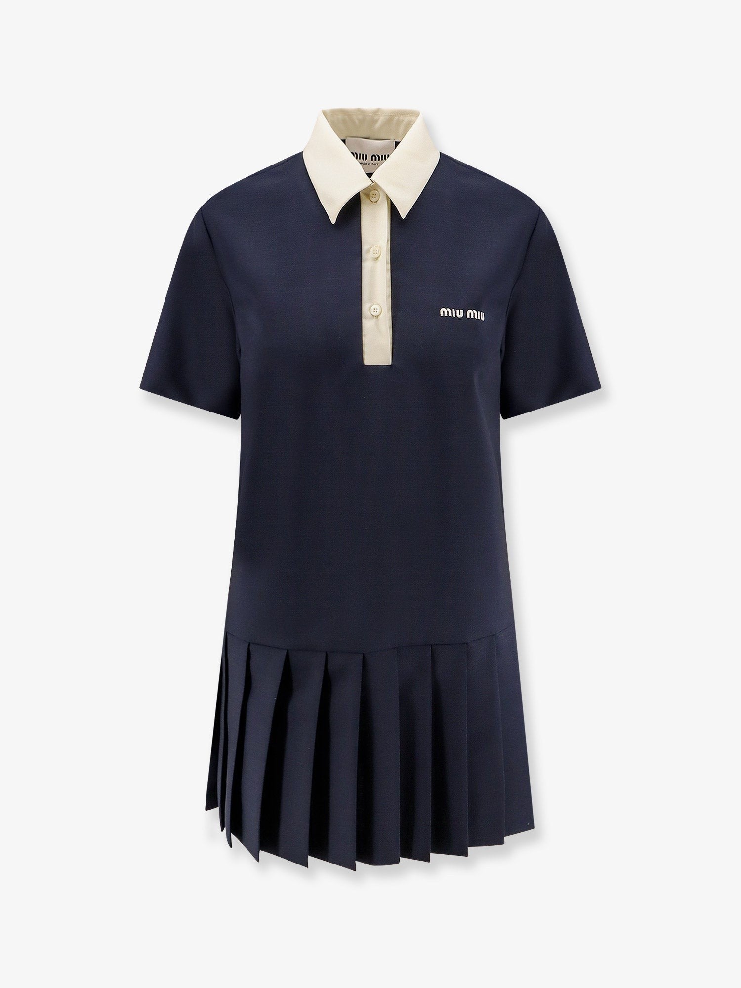 Mohair and virgin wool short dress