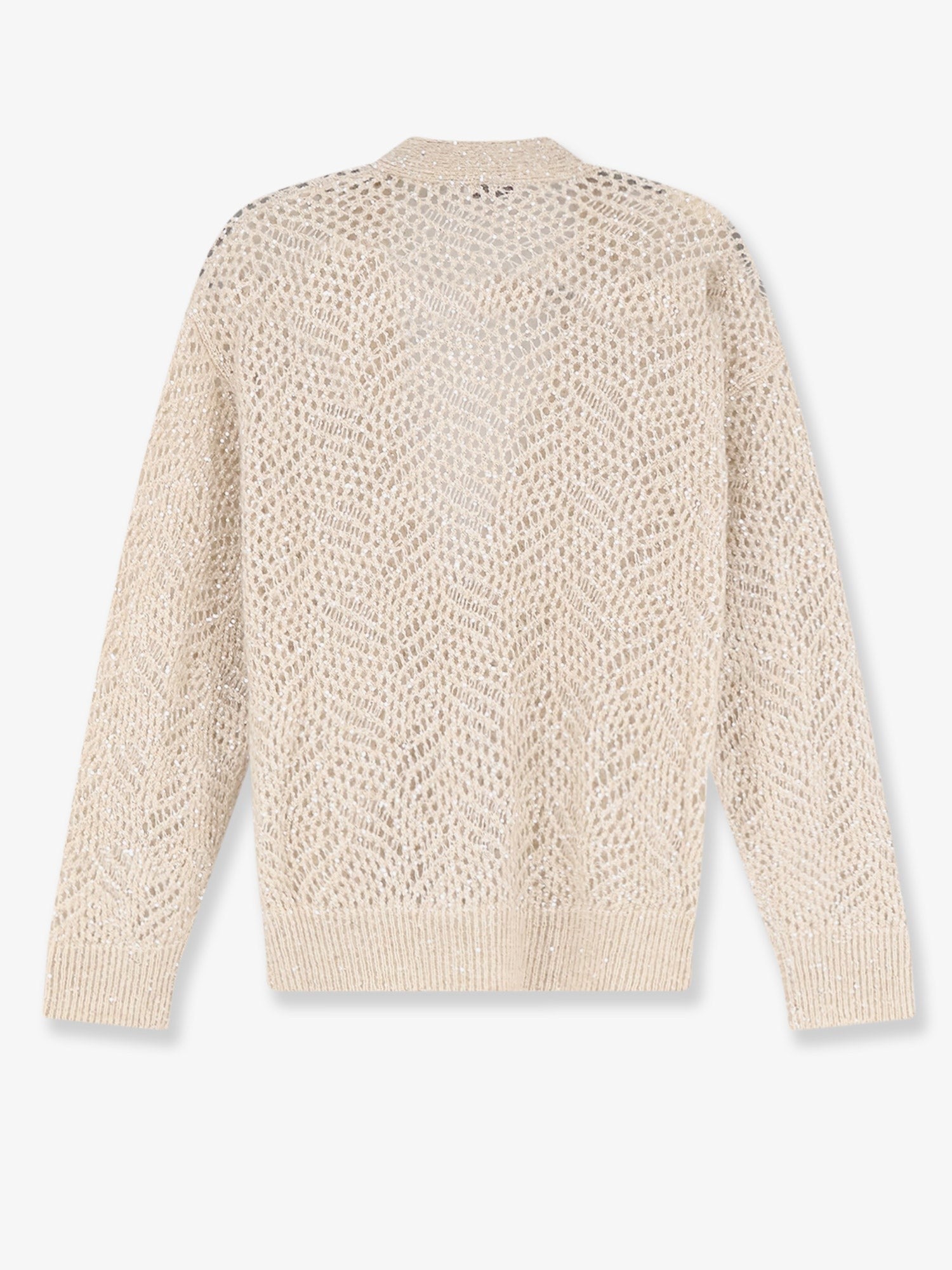 Brunello Cucinelli - Mohair blend cardigan with iconic Dazzling motif