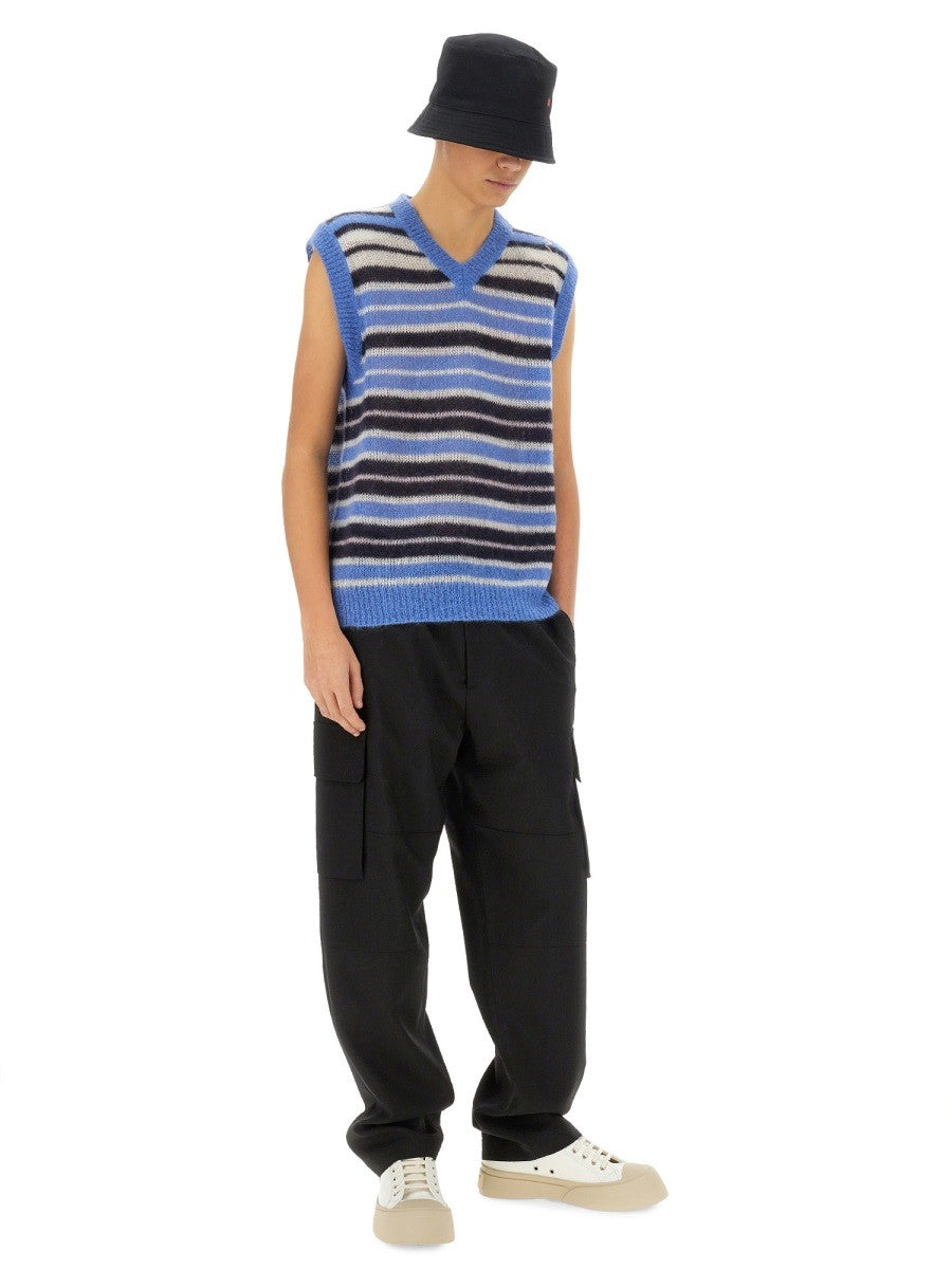 Marni - MOHAIR BLEND VEST MULTICOLOUR 50