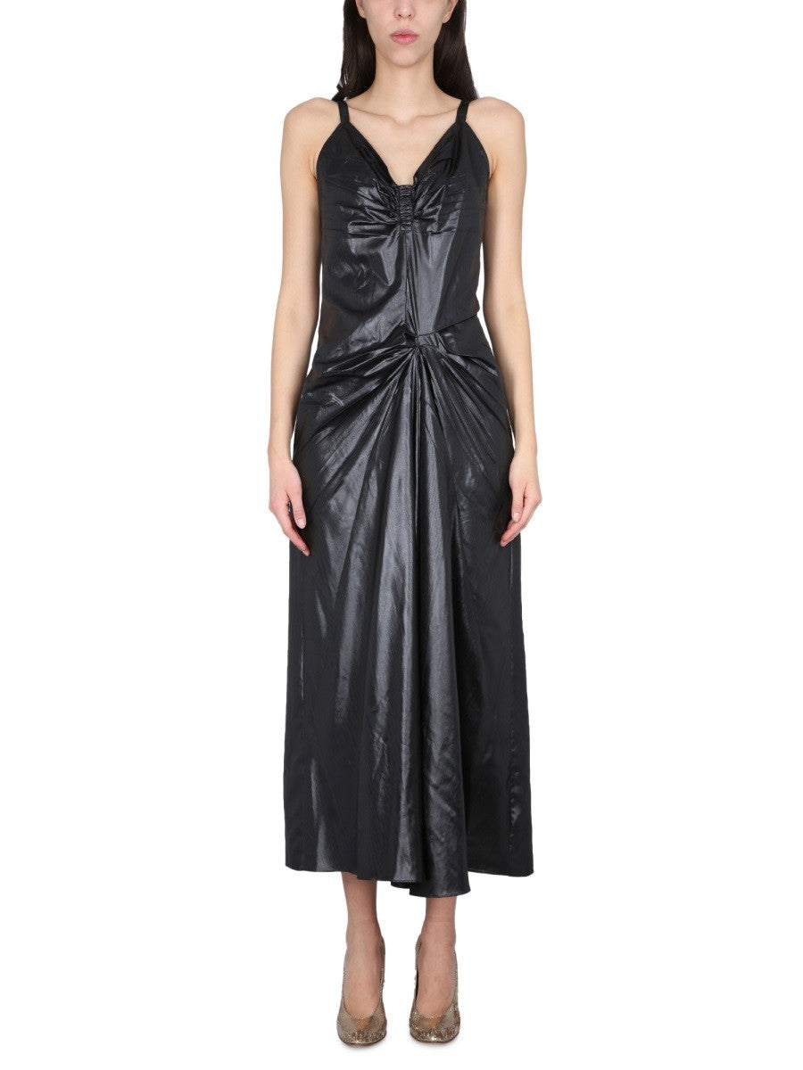 Maison Margiela - MOIRÉ POLYESTER DRESS moire-polyester-dress_c4f6dbff-7c79-4092-9717-f6555f392208