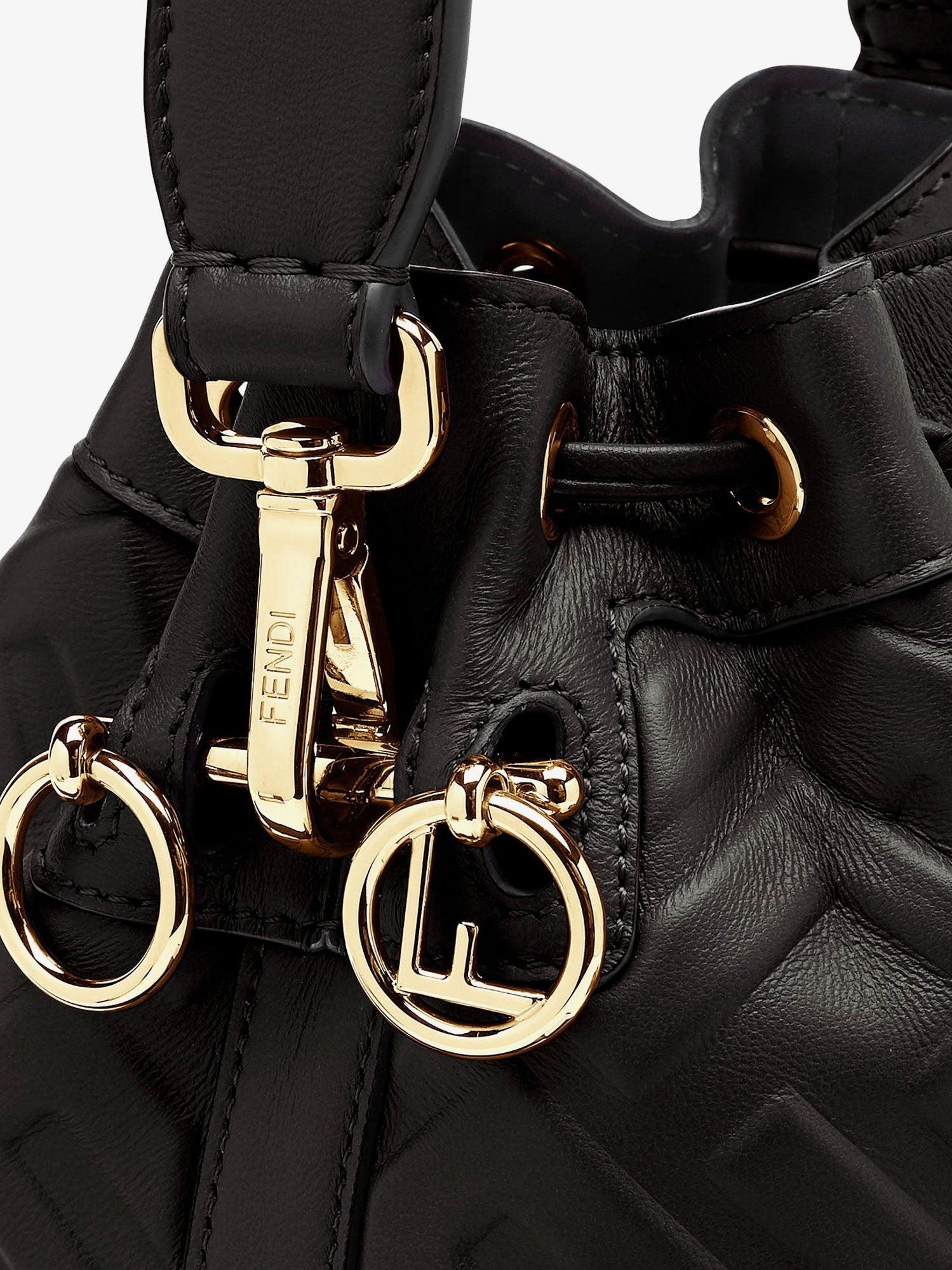 Fendi Fendi - Mon Tresor leather bucket bag