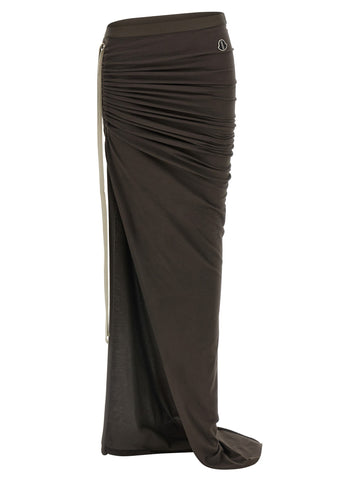 RICK OWENS - Moncler + Rick Owens 'Adjustable' skirt