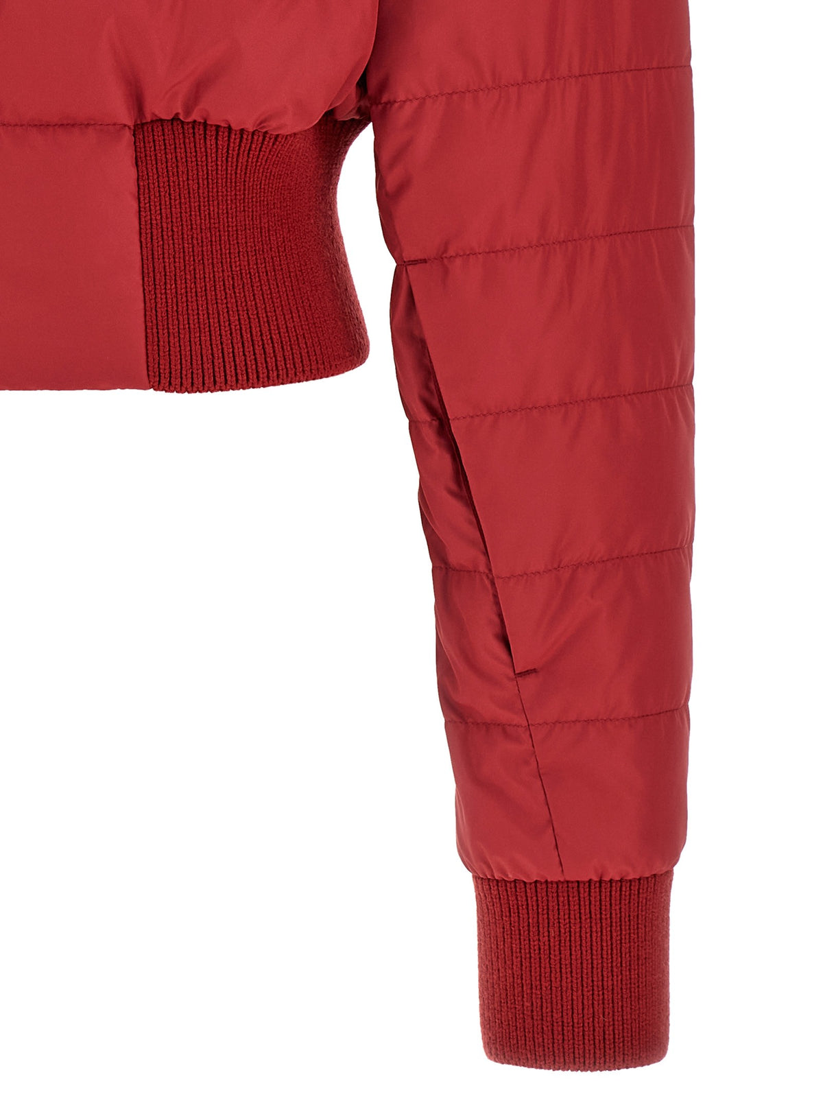 RICK OWENS - Moncler + Rick Owens 'Cropped' down jacket