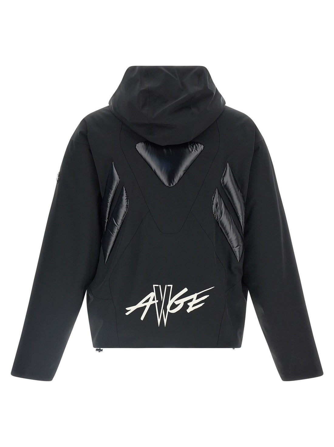 The Moncler x A$AP Rocky 'Jumquat' waterproof technical black down jacket with hood