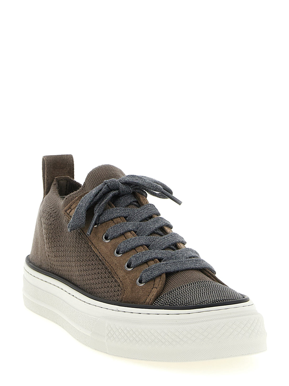 Brunello Cucinelli - Monile knit sneakers