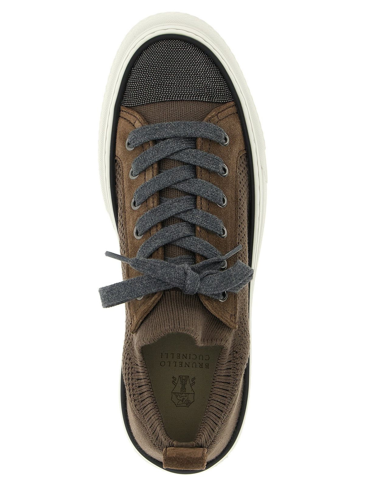 Brunello Cucinelli - Monile knit sneakers